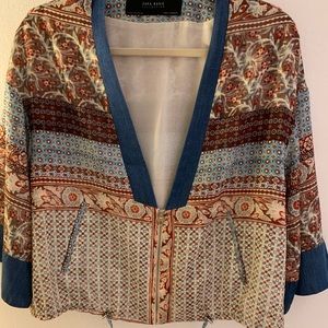 COPY - Zara “Vintage Look” Kimono Top - Looks and Feels Expensive!